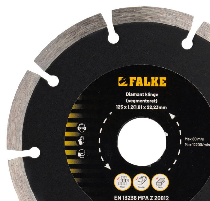 Falke diamantblad Ø125 mm
